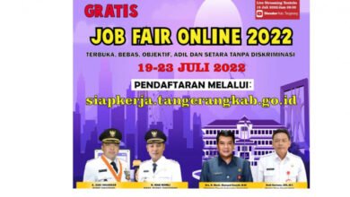 Photo of Virtual Jobfair Kabupaten Tangerang Sediakan 7 Ribu Lebih Lowongan Kerja